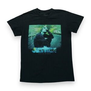 2022 Justin Bieber Justice World Tour T-Shirt Size S‎ Black Concert Music